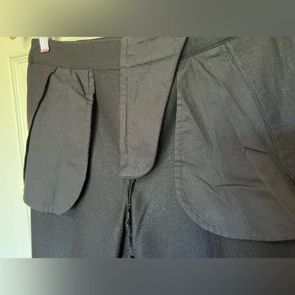 Brooks Brothers Women’s Black Stretch Wool Pants Sz 8 EUC Flat Front Straight Lg - Picture 12 of 14